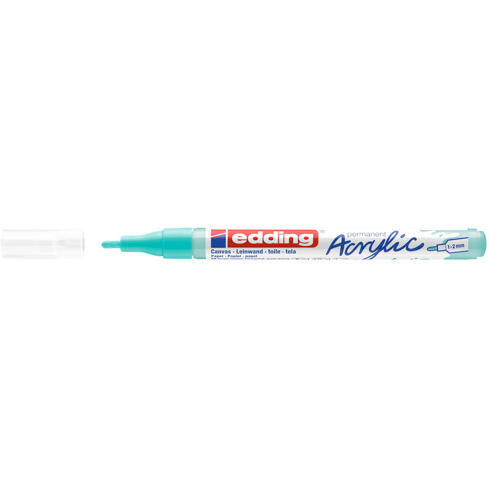 Akril marker 1-2mm, Edding 5300 türkiz