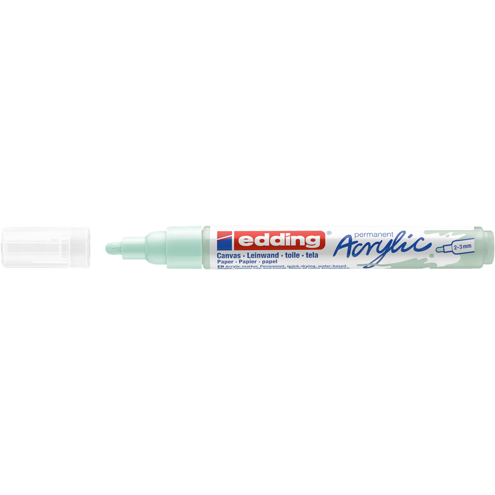 Akril marker 2-3mm, Edding 5100 menta