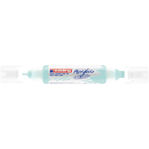 Akril marker 2-3mm, és 5-10mm, 3D kétvégű Edding 5400 pasztellkék