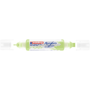 Akril marker 2-3mm, és 5-10mm, 3D kétvégű Edding 5400 pasztellzöld
