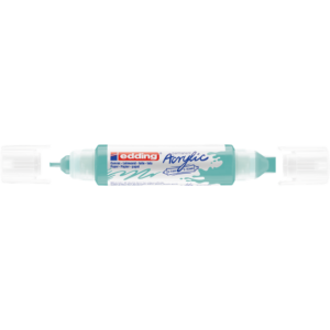 Akril marker 2-3mm, és 5-10mm, 3D kétvégű Edding 5400 türkiz