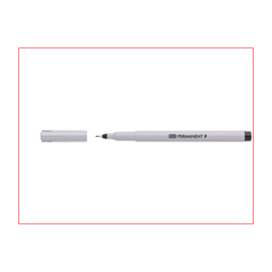 Alkoholos marker tűfilc 0,5mm, F tender fekete