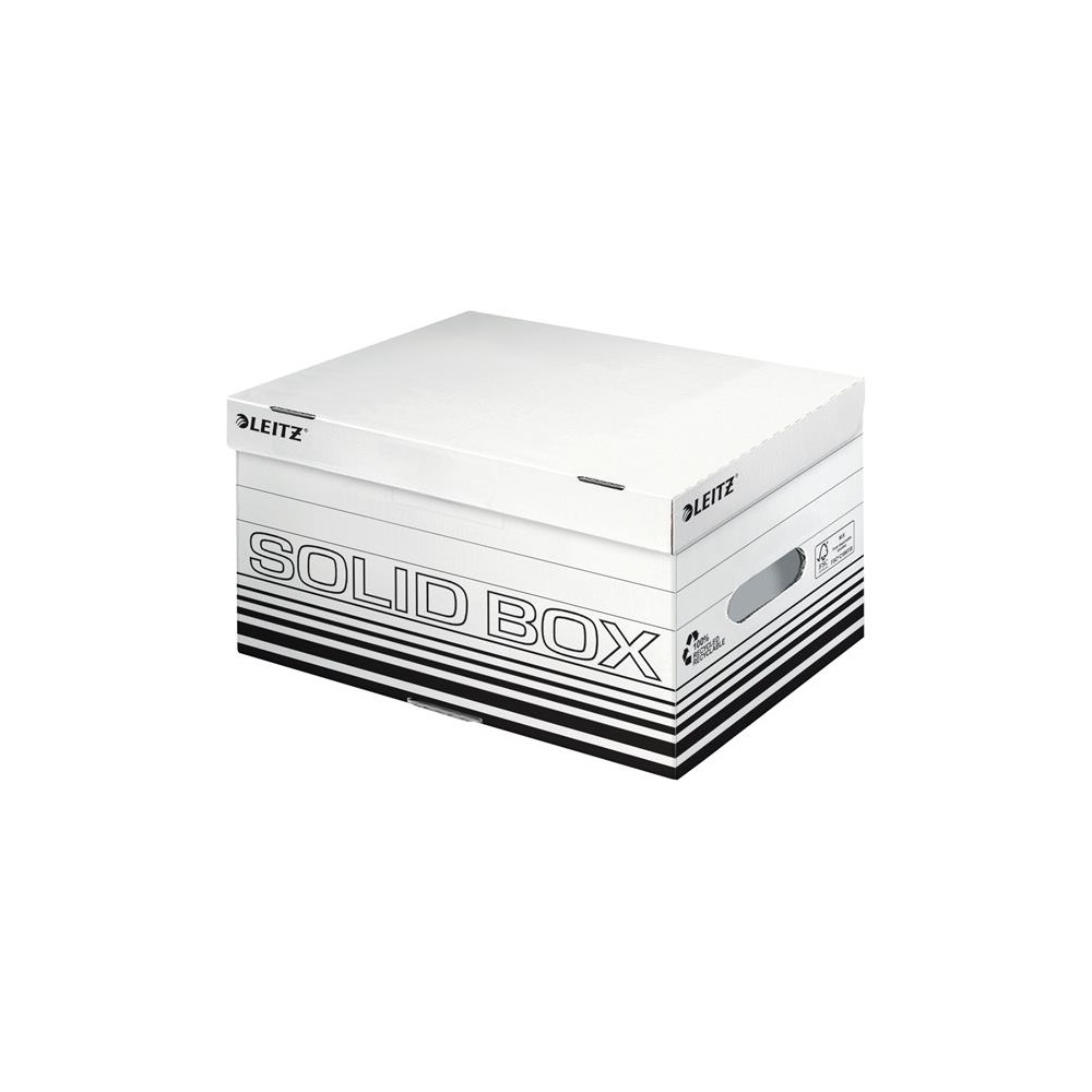 Archiváló doboz S méret, felfelé nyíló tetővel Leitz Solid Box fehér - Image 4