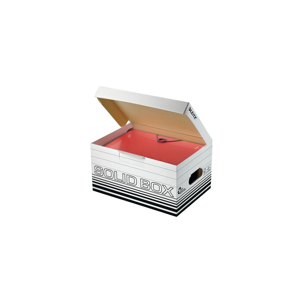 Archiváló doboz S méret, felfelé nyíló tetővel Leitz Solid Box fehér - Image 3