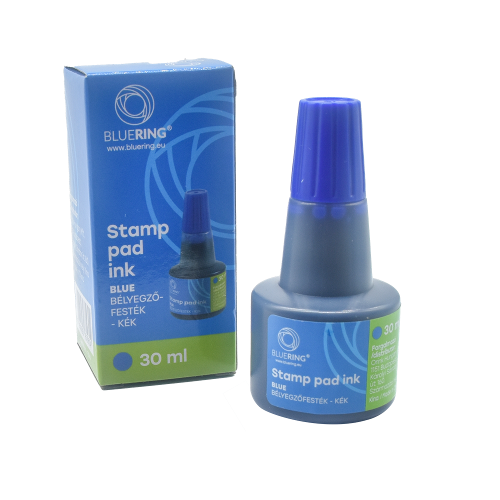 Bélyegzőfesték 30ml, Bluering® Flower kék