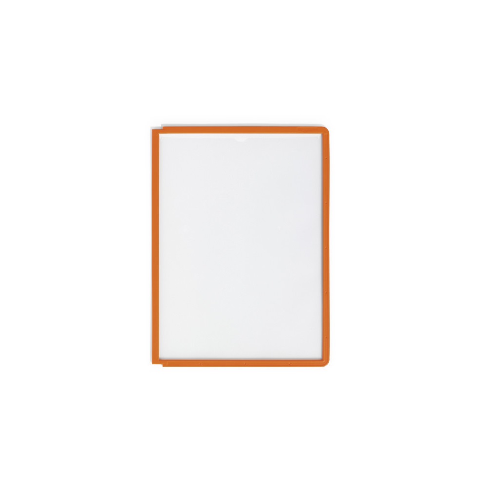 Bemutatótábla panel, A4, 5 db/csomag, Durable Sherpa narancs - Image 3