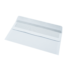 Boríték LA4 öntapadó bélésnyomott 110x220mm Bluering® fehér