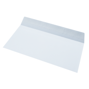 Boríték LA4 szilikonos bélésnyomatlan 110×220mm Bluering® fehér