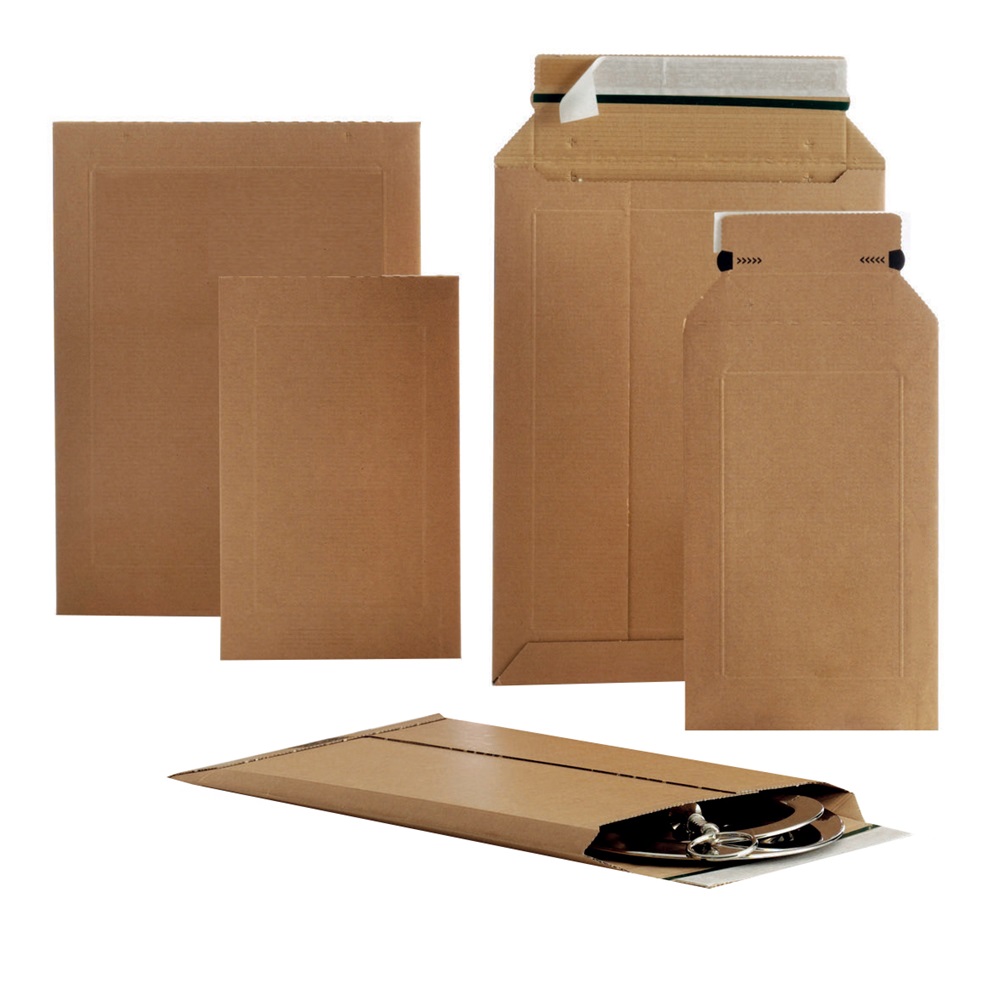 Csomagküldő webshop hullámkarton tasak A5+ 190x272mm/200x280mm E-Flute - Image 3