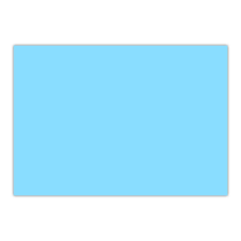 Dekor karton 2 oldalas 48x68cm, 300g. 25ív/csomag, Bluering® világoskék