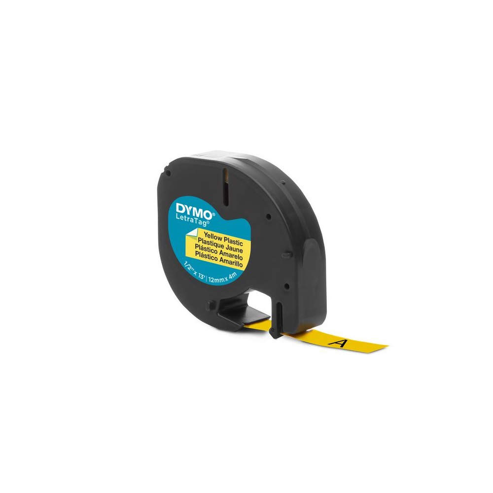 Feliratozógép szalag Dymo Letratag S0721620/59423 12mmx4m, ORIGINAL sárga - Image 5