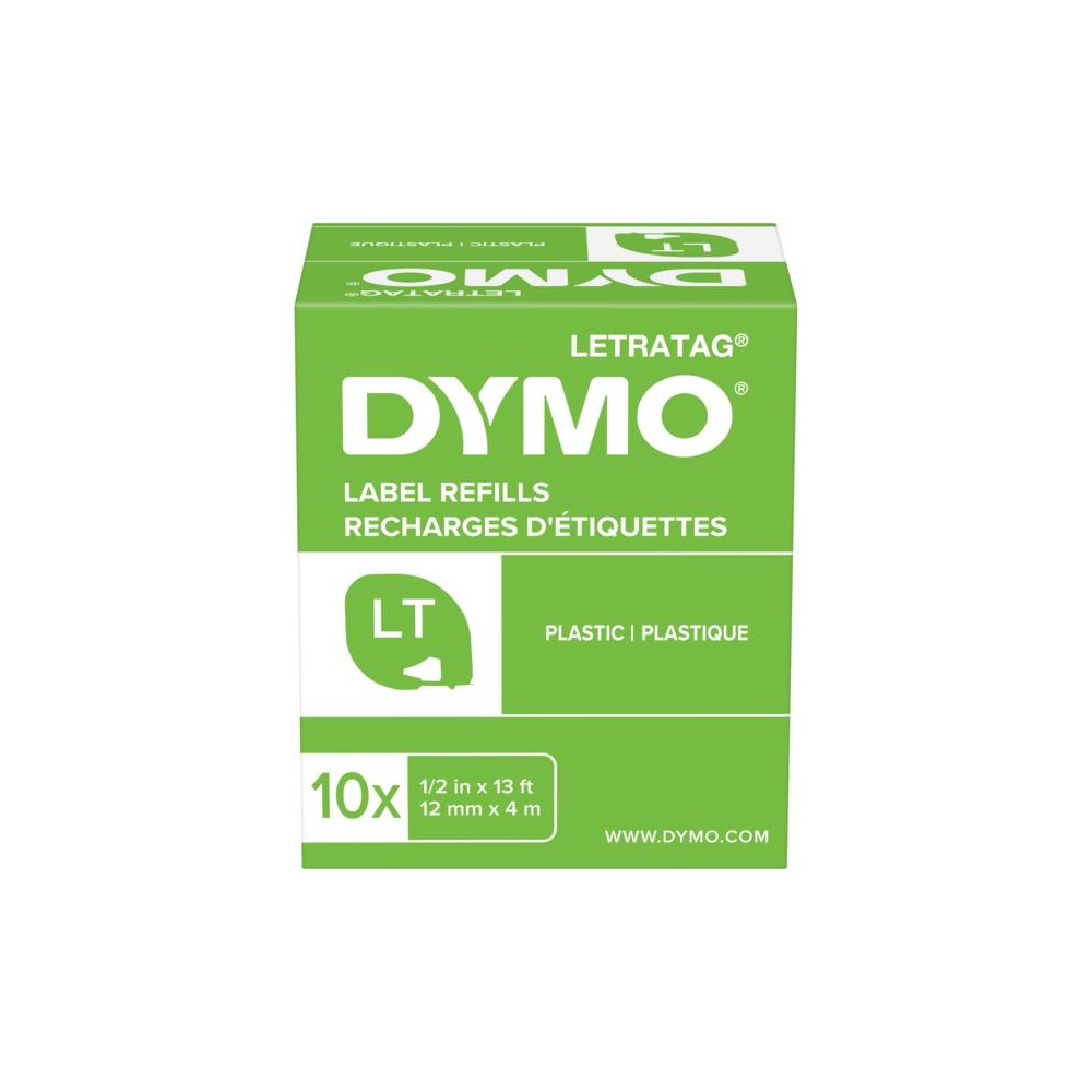 Feliratozógép szalag Dymo Letratag S0721660/59422 12mmx4m ORIGINAL fehér - Image 6