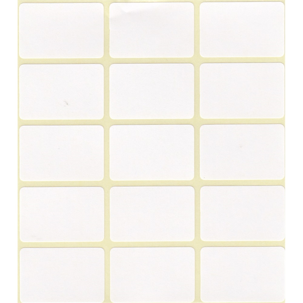 Etikett címke, 20x30mm, 4 lap, 15 címke/lap