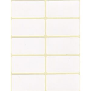 Etikett címke, 25x50mm, 6 lap, 10 címke/lap