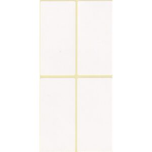Etikett címke, 40x80mm, 15 lap, 4 címke/lap