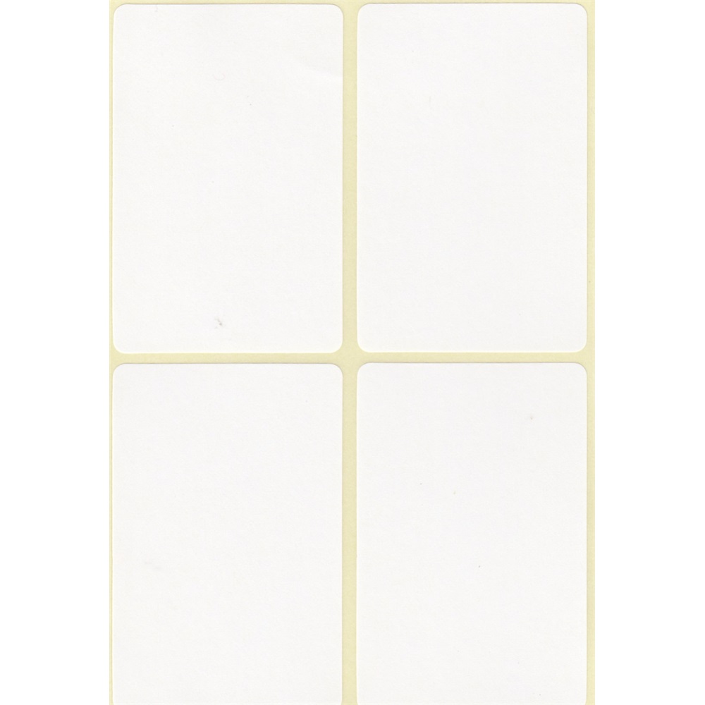 Etikett címke, 45x70mm, 15 lap, 4 címke/lap