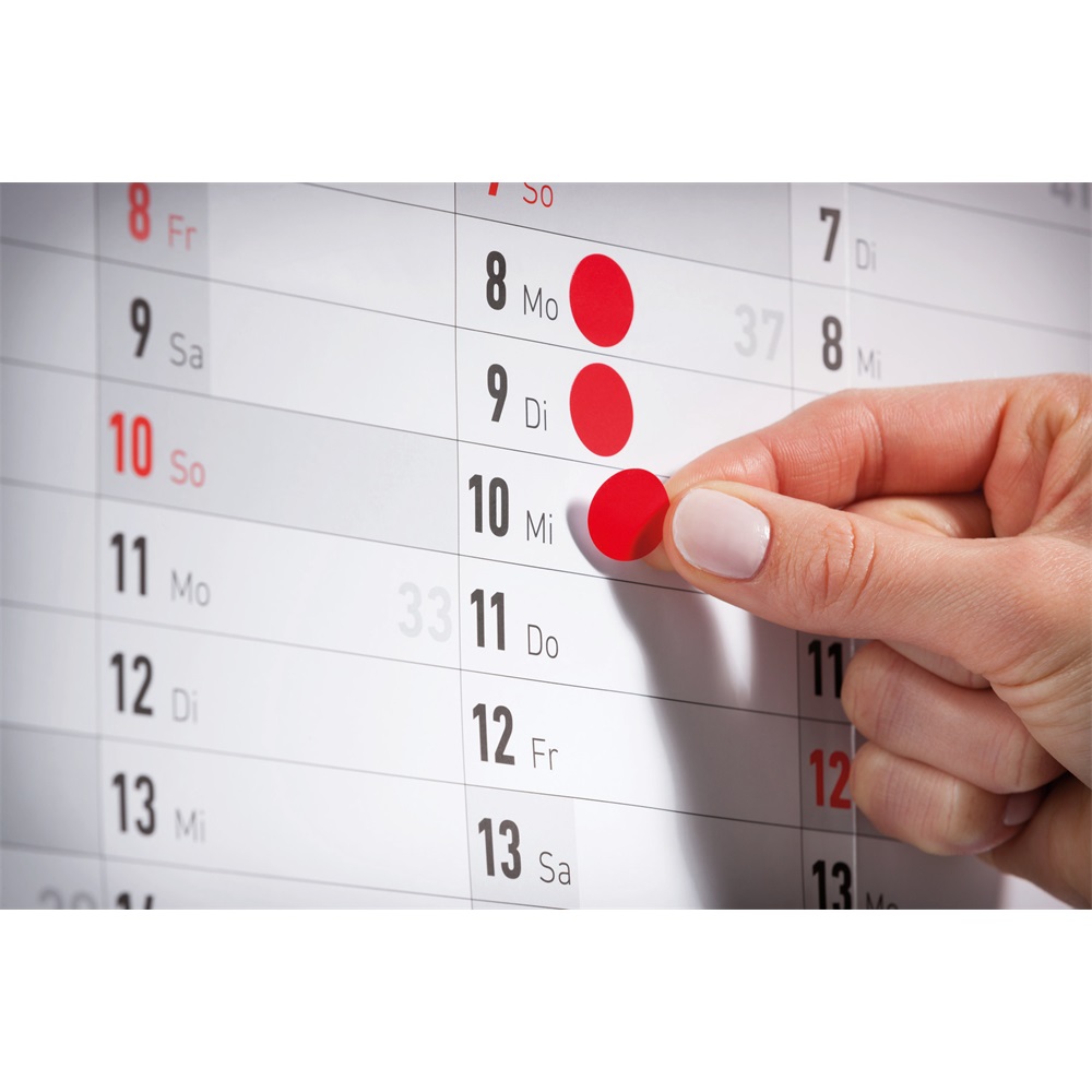 Etikett címke, o8mm, jelölésre, 6 klf. szín 104 címke/ív, 4 ív/doboz, Avery vegyes - Image 5