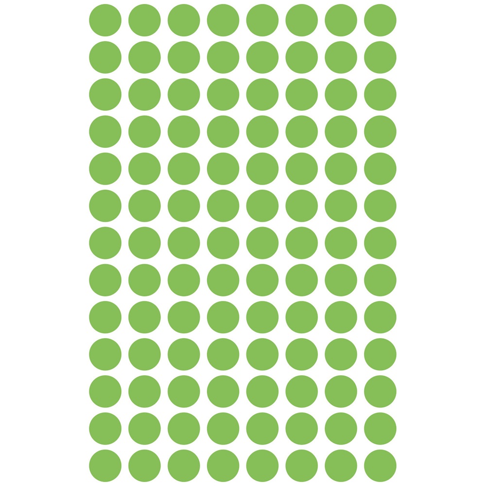 Etikett címke, o8mm, jelölésre, neon 104 címke/ív, 4 ív/doboz, Avery zöld - Image 4