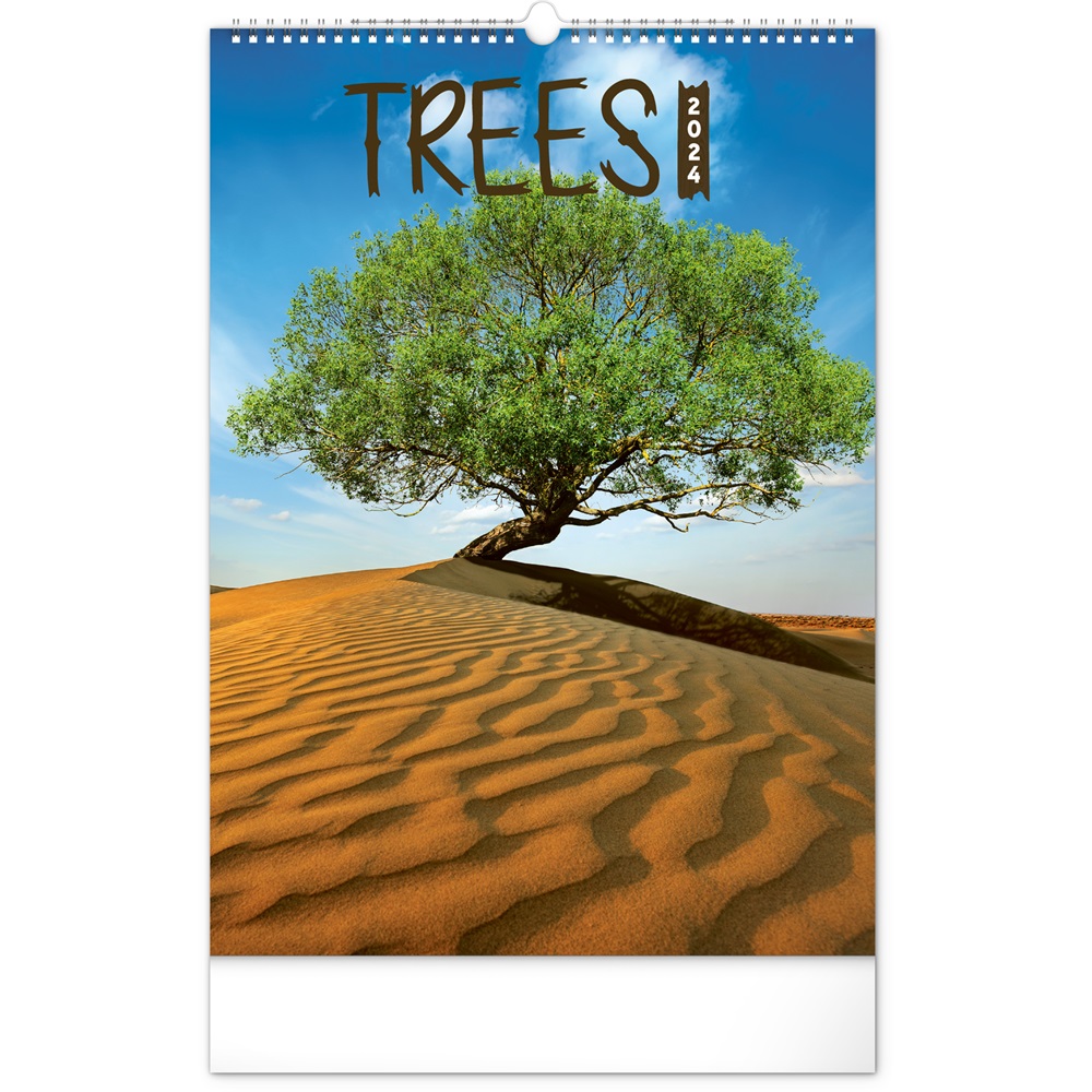 Falinaptár képes 330×460mm Trees Realsystem 2024.
