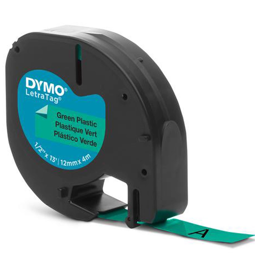 Feliratozógép szalag Dymo Letratag S0721640/59425 12mmx4m ORIGINAL zöld - Image 3