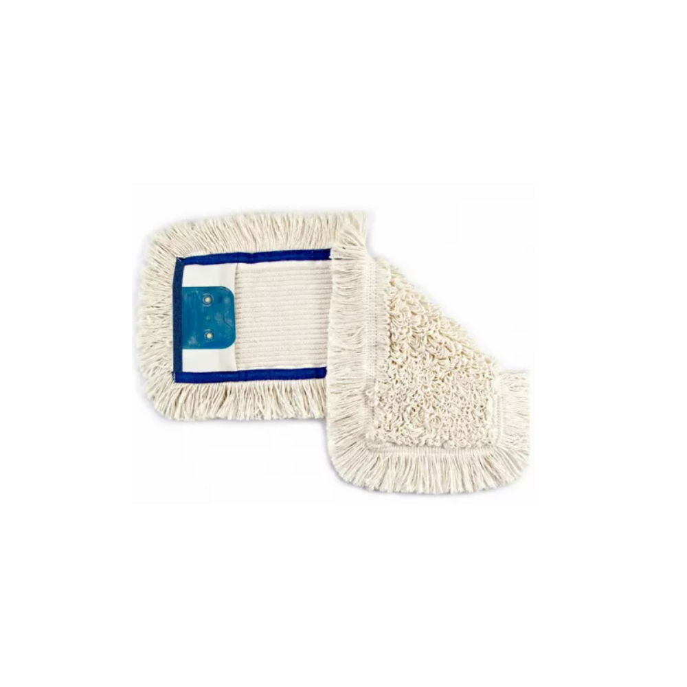 Mophuzat pamut 50 cm műanyag füles 2 lyukú és zsebes fehér NZE047WP