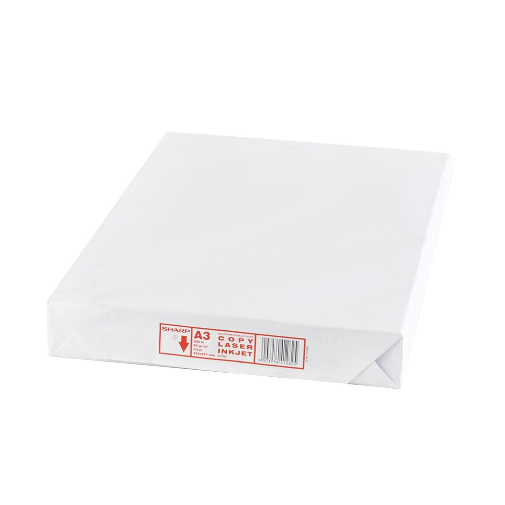 Másolópapír A3, 80g, Sharp Standard 500ív/csomag, - Image 3
