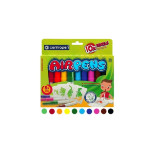 Filctoll fújós készlet Centropen AIRPENS 1539 Textile 10 klf. szín