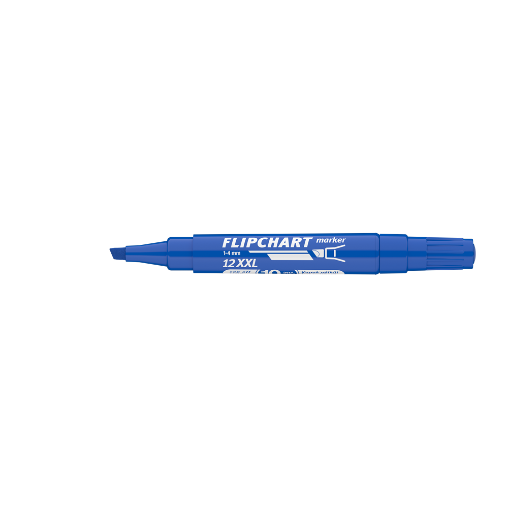Flipchart marker vízbázisú 1-4mm, vágott Artip 12XXL kék - Image 3