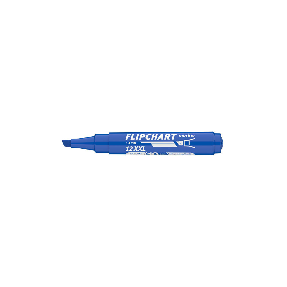 Flipchart marker vízbázisú 1-4mm, vágott Artip 12XXL kék - Image 4