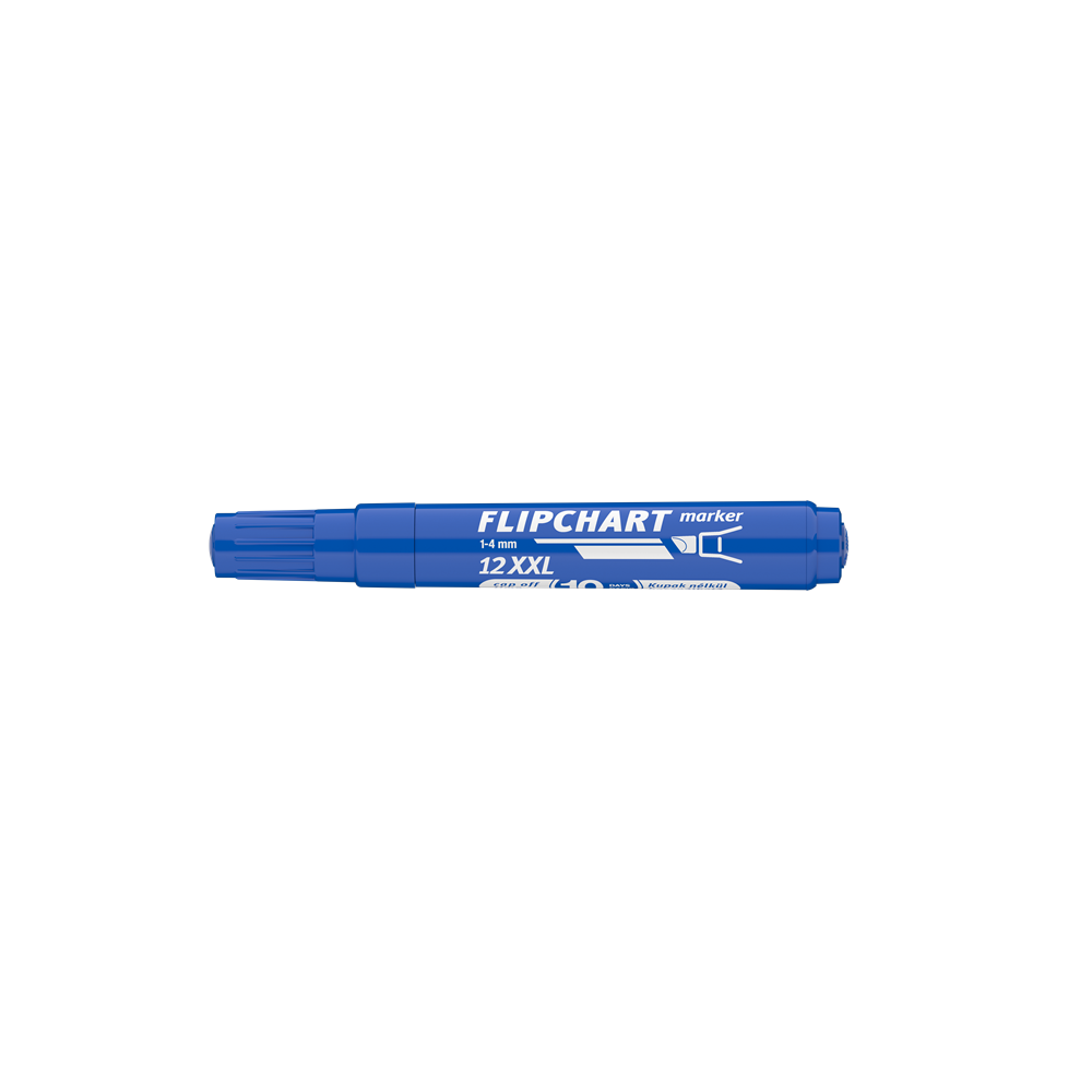 Flipchart marker vízbázisú 1-4mm, vágott Artip 12XXL kék - Image 5