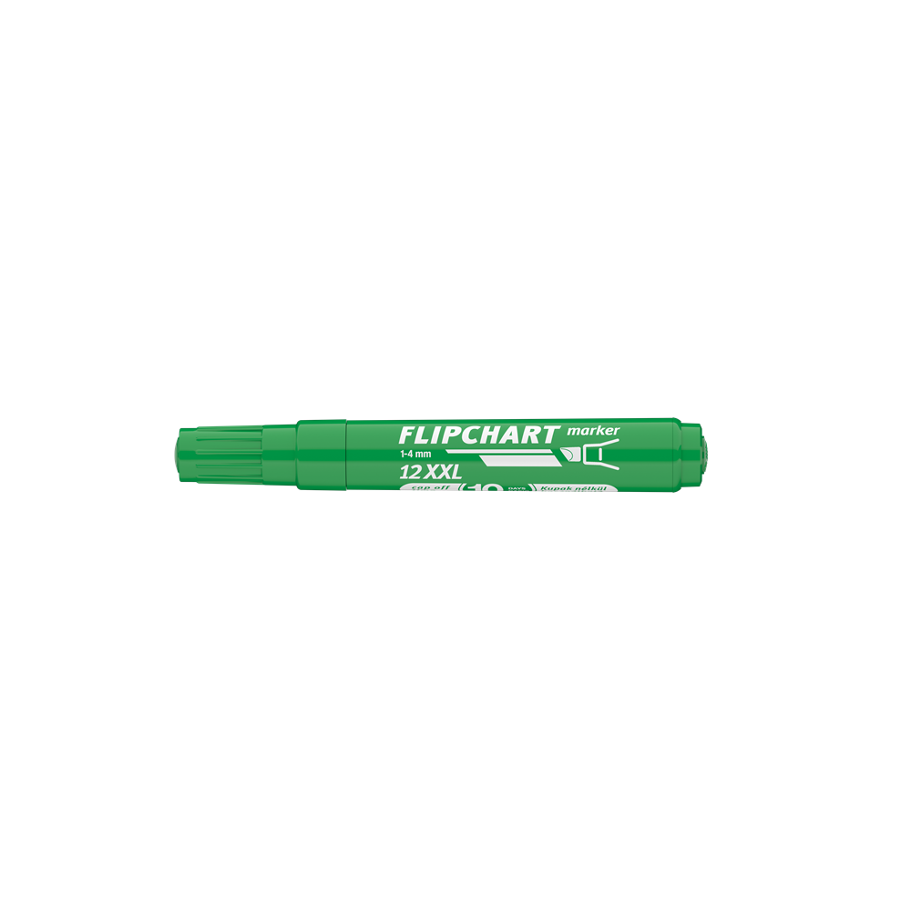 Flipchart marker vízbázisú 1-4mm, vágott Artip 12XXL zöld - Image 5