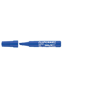 Flipchart marker vízbázisú 1-4mm, vágott Artip 12 kék
