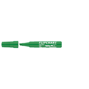 Flipchart marker vízbázisú 1-4mm, vágott Artip 12 zöld