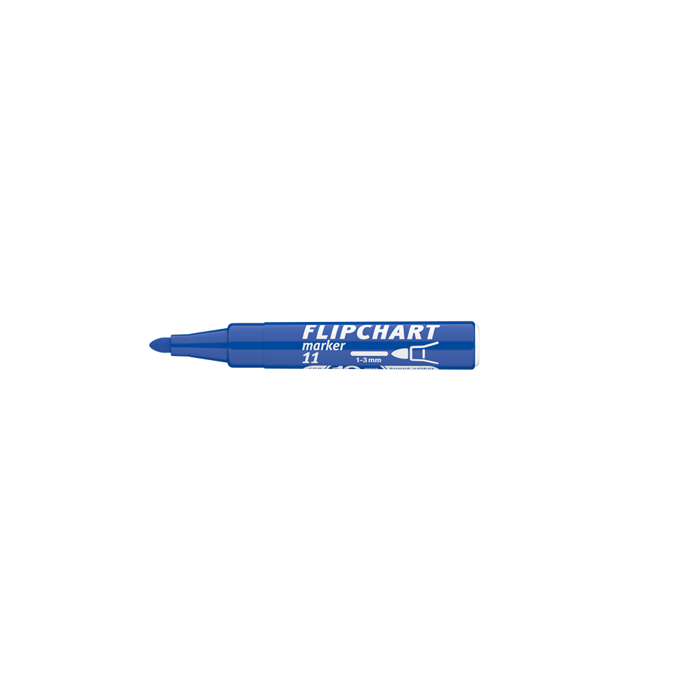 Flipchart marker vízbázisú 3mm, kerek Artip 11 kék - Image 4