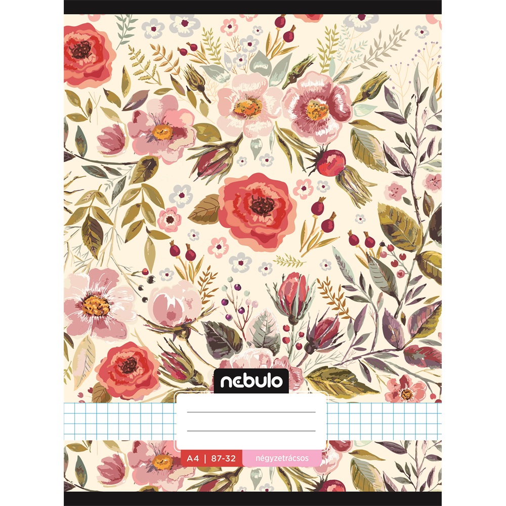 Füzet, A4, kockás, 87-32, L-Design minták, 12 db/csomag Nebulo - Image 12