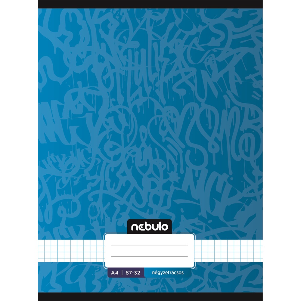 Füzet, A4, kockás, 87-32, Xtreme minták, 12 db/csomag Nebulo - Image 9