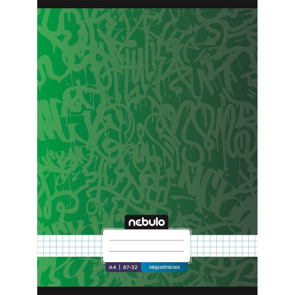 Füzet, A4, kockás, 87-32, Xtreme minták, 12 db/csomag Nebulo - Image 10