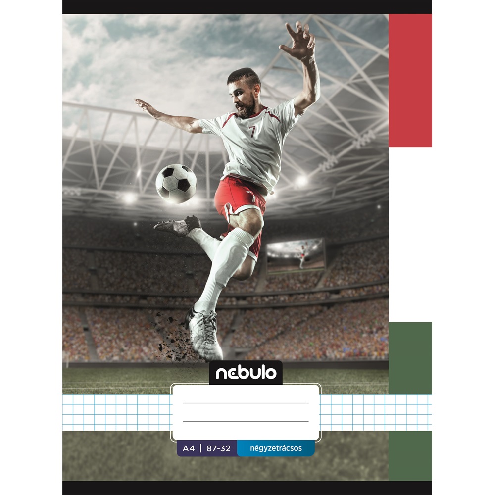 Füzet, A4, kockás, 87-32, Xtreme minták, 12 db/csomag Nebulo - Image 11