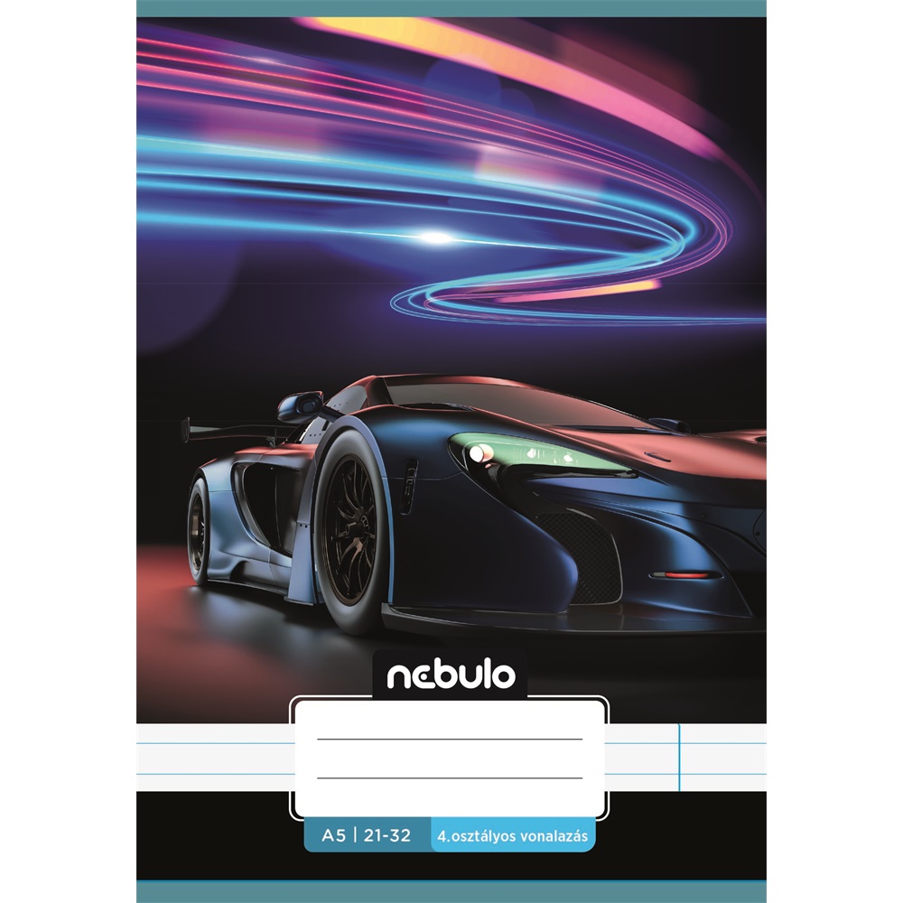 Füzet, A5, 4. osztályos vonalas, 21-32, Vagány minták, I., 16 db/csomag  Nebulo - Image 3