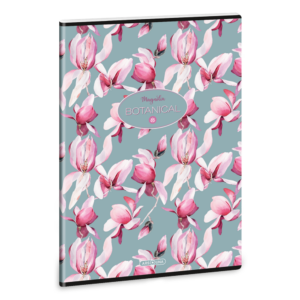 Füzet iskolai A4, 40lap, sima Ars Una ROSY MAGNOLIA (5252) 23  10db/csomag