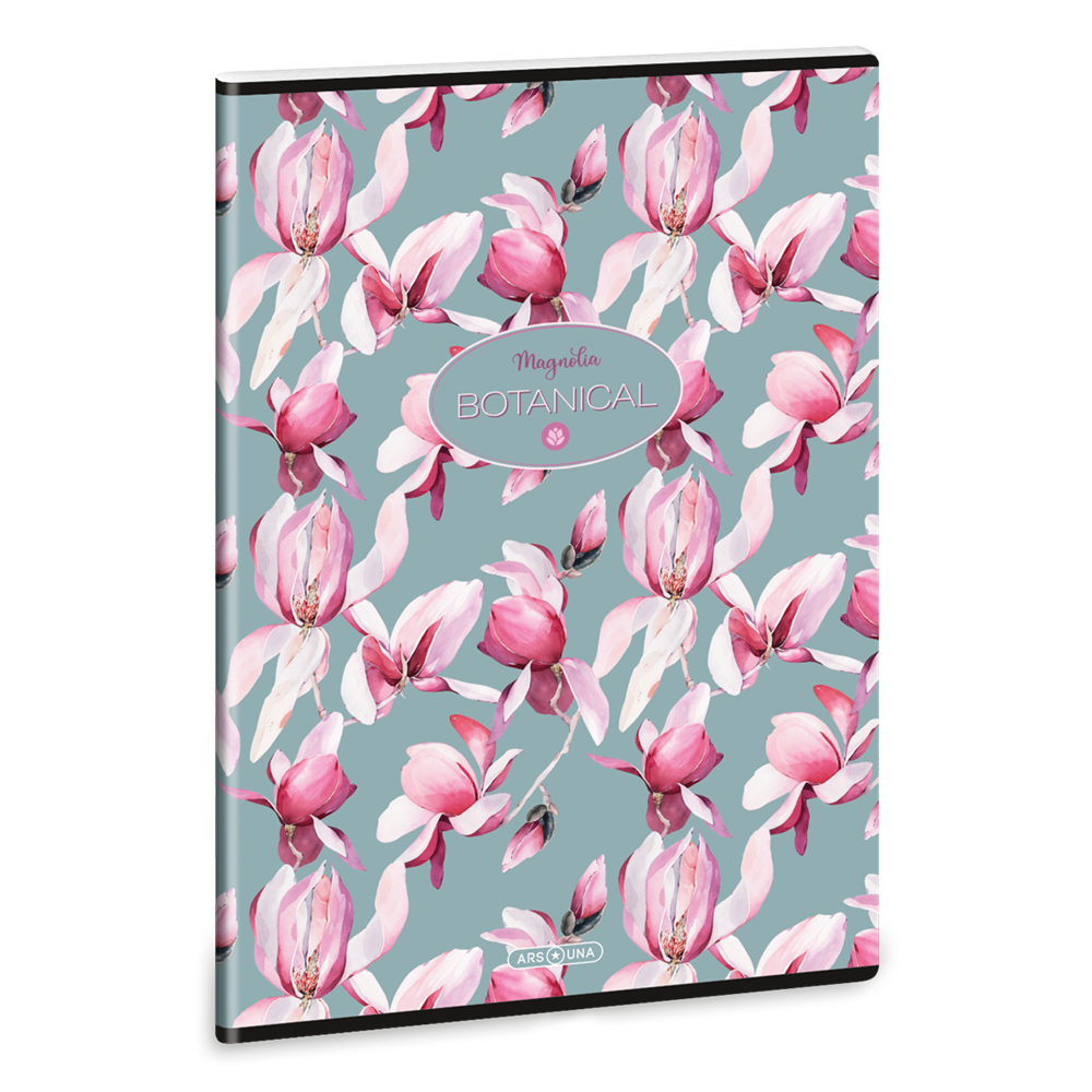 Füzet iskolai A4, 40lap, sima Ars Una ROSY MAGNOLIA (5252) 23  10db/csomag