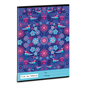 Füzet iskolai A5, 32lap, vonalas 21-32 4-8 osztályos Ars Una CATALINA (5095) 21  10db/csomag