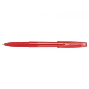 Golyóstoll 0,7 kupakos F Super Grip G Pilot, írásszín piros