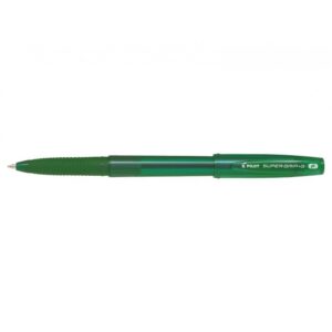 Golyóstoll 0,7 kupakos F Super Grip G Pilot, írásszín zöld