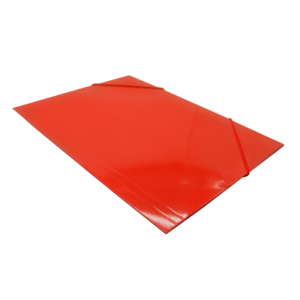 Gumis mappa A4, 300g. karton sarok gumírozással Bluering®, piros