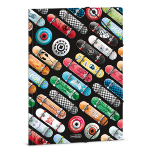 Gumis mappa A4 karton Ars Una ROLLIN MANIA (5228) 22