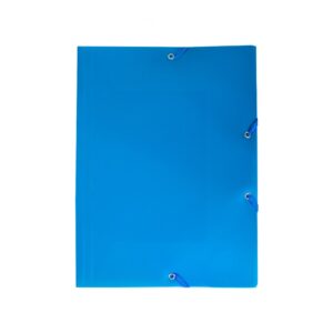 Gumis mappa A4, műanyag Bluering® kék