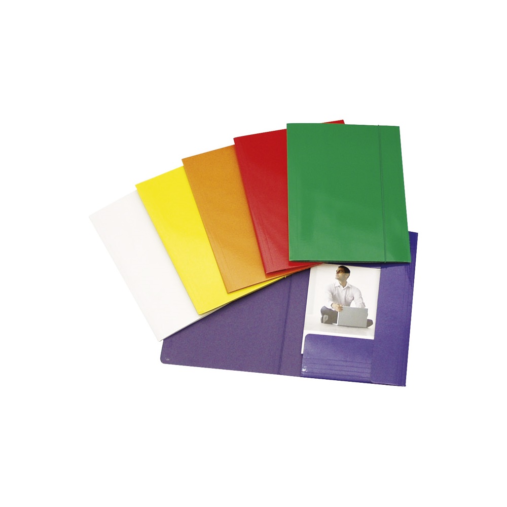 Gumis mappa A4, 600g. FC karton Fornax Glossy narancs - Image 3