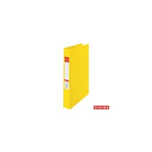 Gyűrűskönyv A4, 4,2cm, 4 gyűrű, PP Esselte Standard Vivida sárga