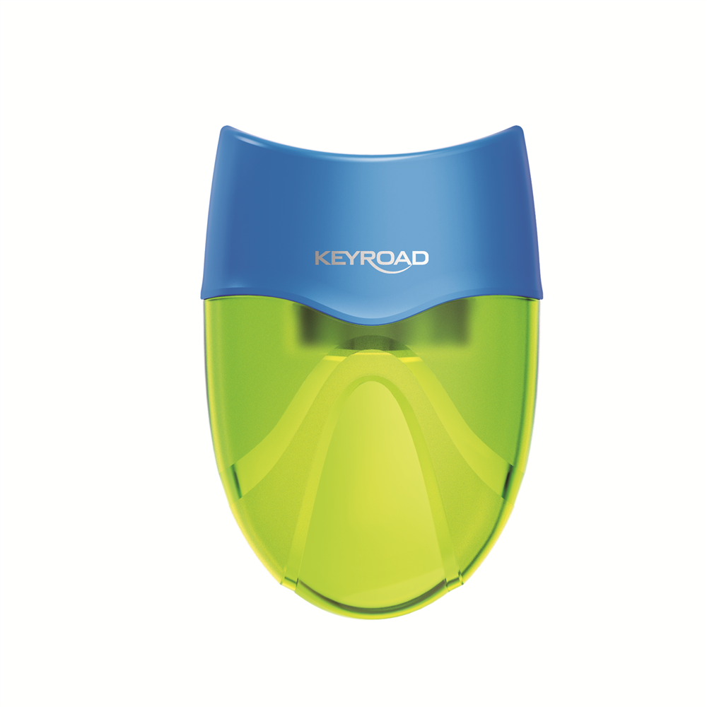 Hegyező 2 lyukú tartályos 12 db/display Keyroad Mellow vegyes színek - Image 4